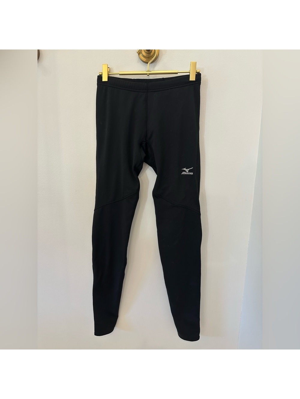 Mizuno Black Fleece Lined Cold Weather Running Tights Small